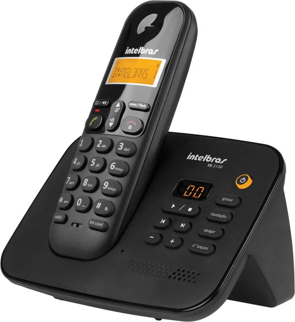 Telefone Sem Fio C/ Sec. Eletro. Ts 3130 Preto 4123130